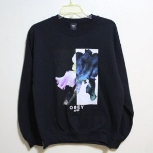 ISO!! Obey Propaganda Clothing No. 89 Men's Medium Pullover Sweater Black Crew